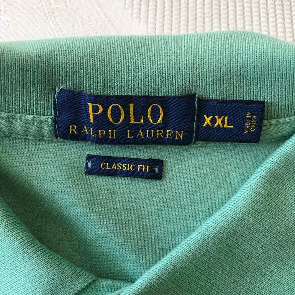 Polo by Ralph Lauren Men's Size XXL Sage Green Polo Shirt Classic-Fit Golf